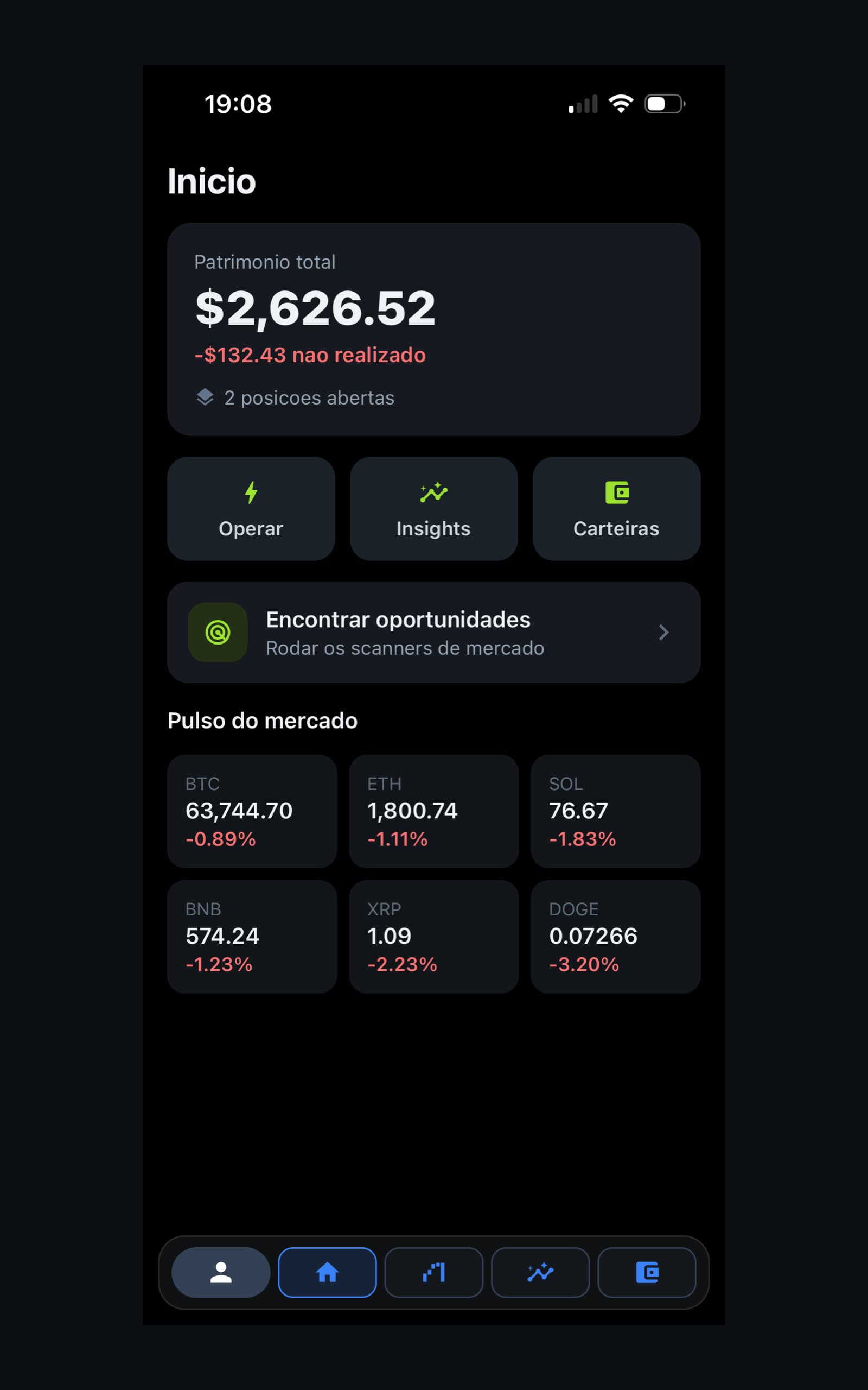 Know every connected wallet — Madai Signal